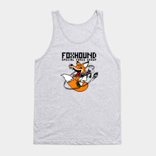 FOXHOUND pixel art MGS logo #1 Tank Top